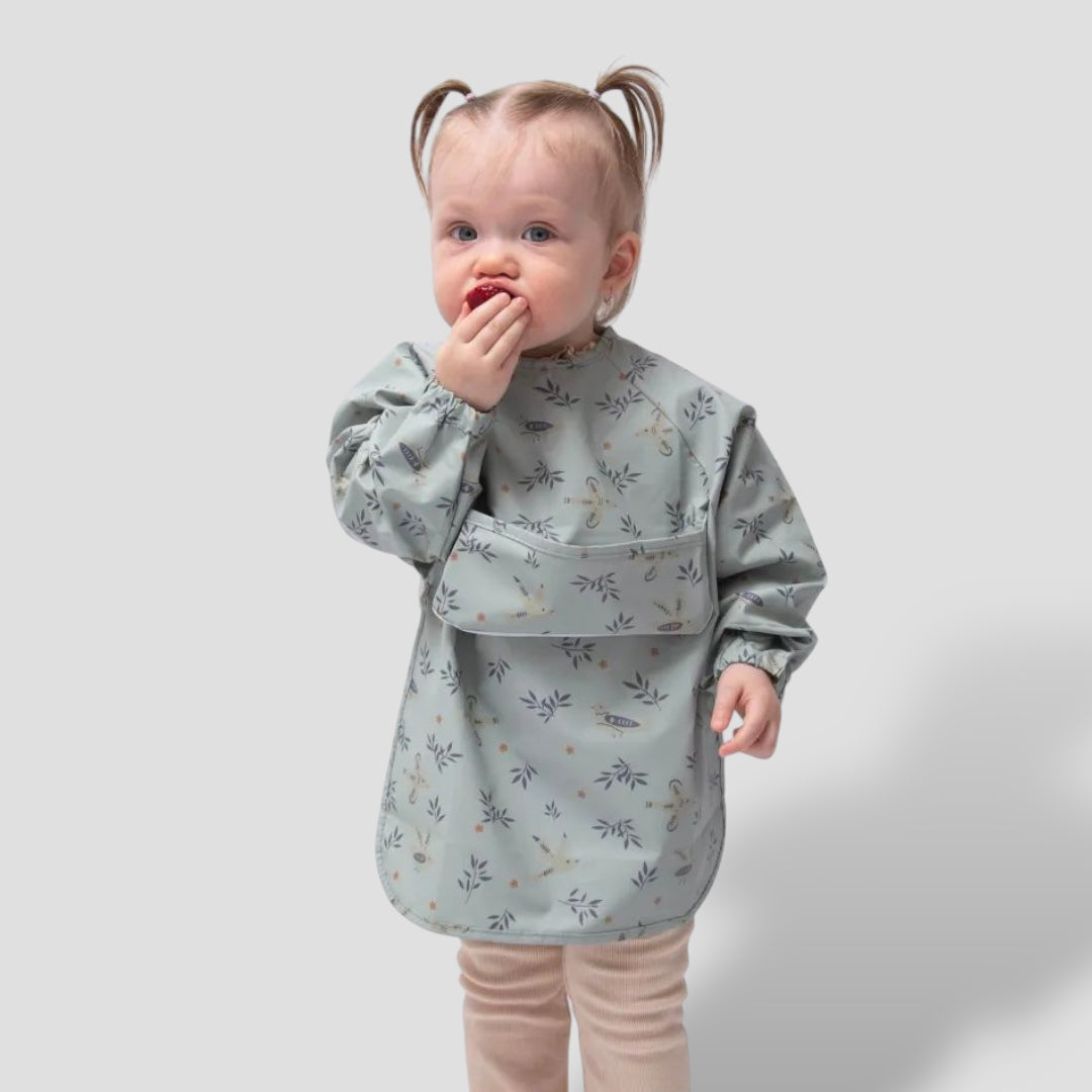 Bavoir bébé imperméable manches longues - Stuff