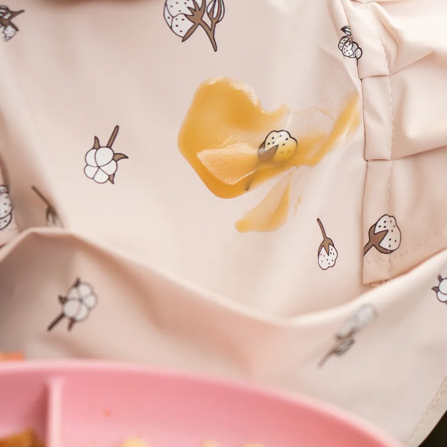 Bavoir bébé imperméable manches courtes à poche - Kassie