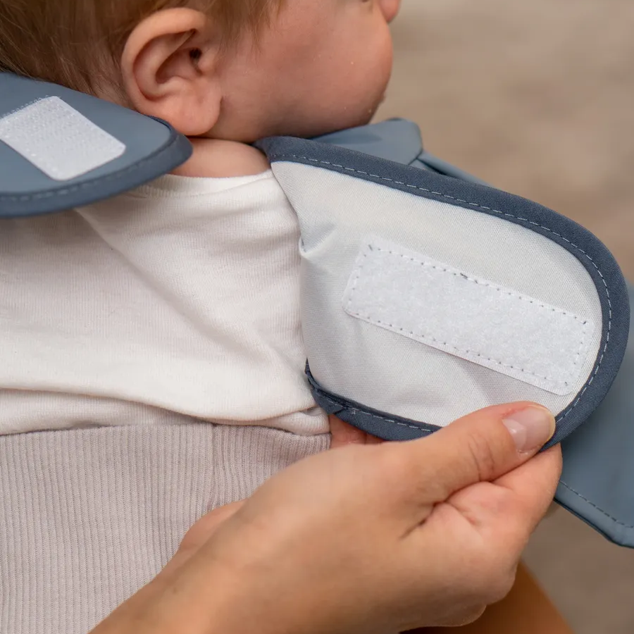 Bavoir bébé imperméable manches courtes à poche - Kassie