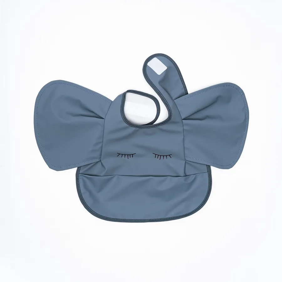 Bavoir bébé imperméable manches courtes à poche - Kassie