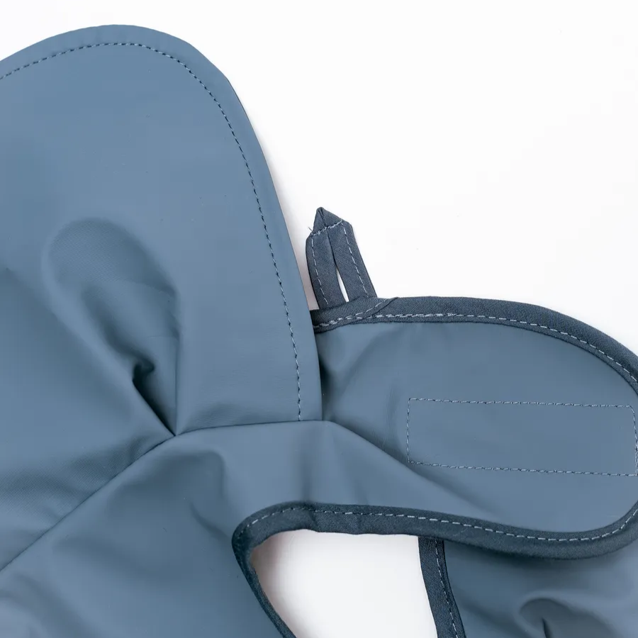 Bavoir bébé imperméable manches courtes à poche - Kassie