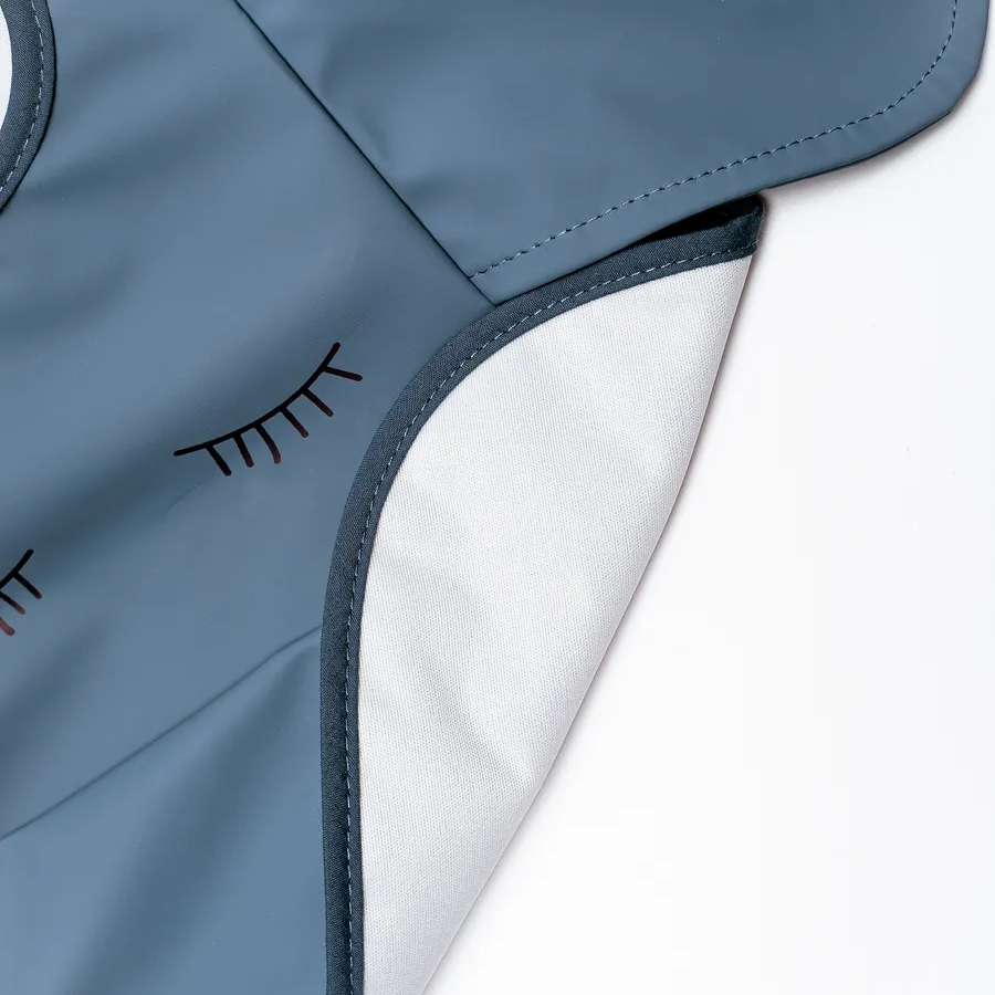 Bavoir bébé imperméable manches courtes à poche - Kassie