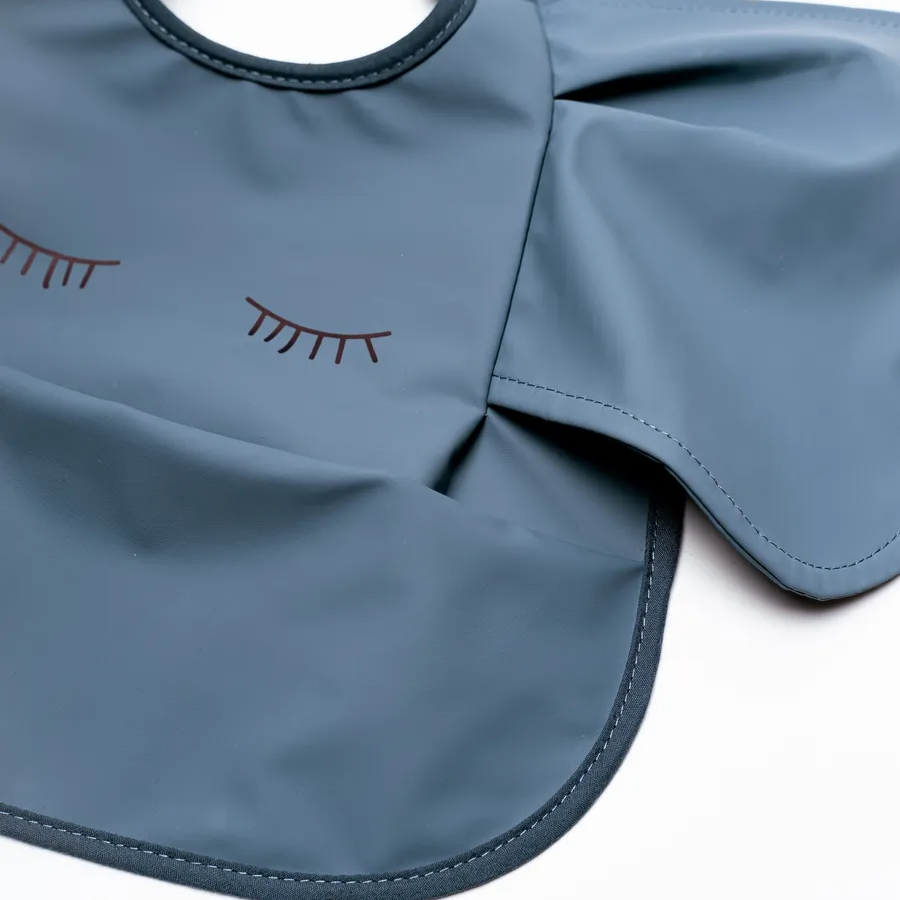 Bavoir bébé imperméable manches courtes à poche - Kassie