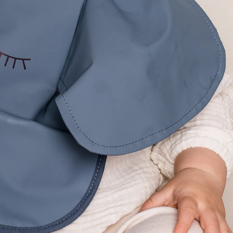Bavoir bébé imperméable manches courtes à poche - Kassie