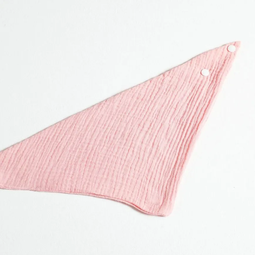 Lot de 3 bavoirs bandana en coton - Nolan