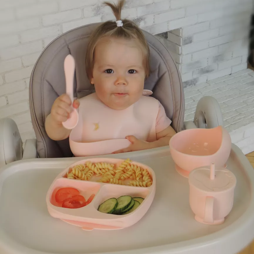 Bavoir bébé imperméable silicone sans BPA - Nova