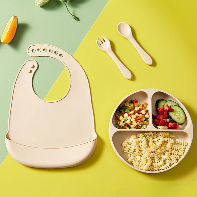 Bavoir bébé imperméable silicone sans BPA - Nova