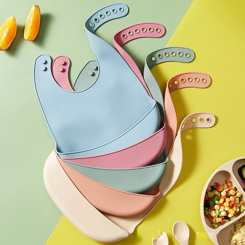Bavoir bébé imperméable silicone sans BPA - Nova