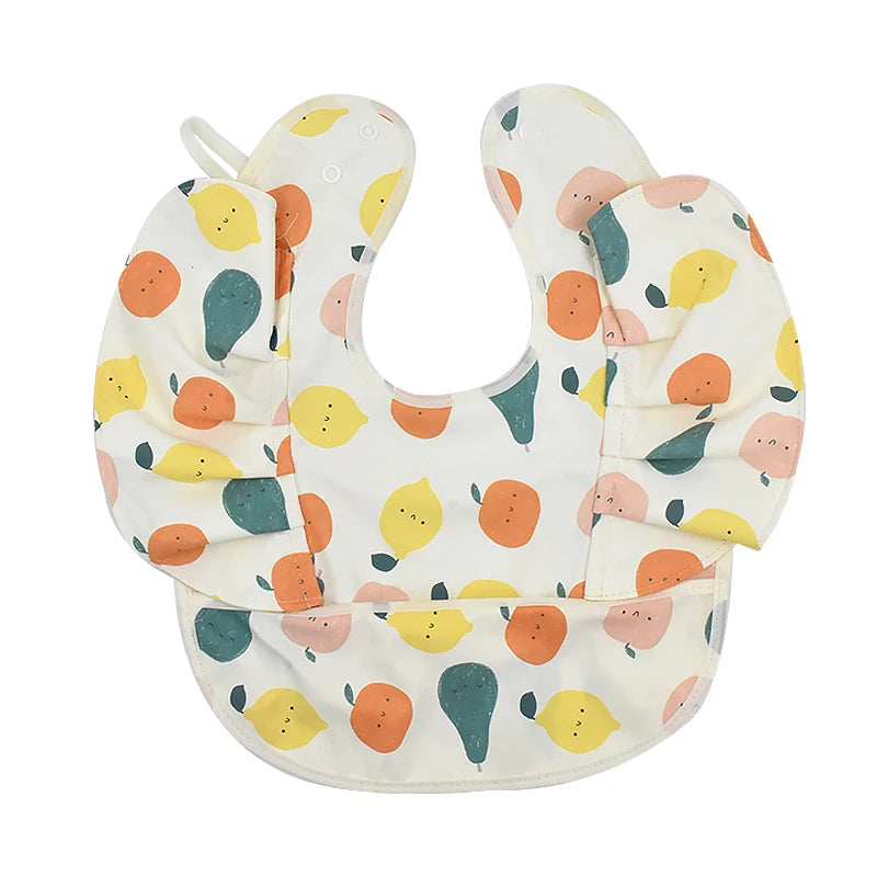 Bavoir bébé imperméable manches courtes à poche - Kassie