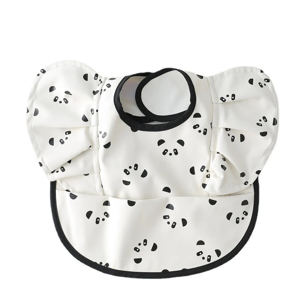 Bavoir bébé imperméable manches courtes à poche - Kassie