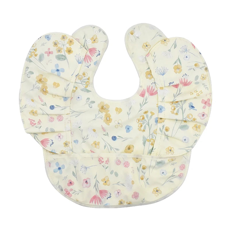 Bavoir bébé imperméable manches courtes à poche - Kassie