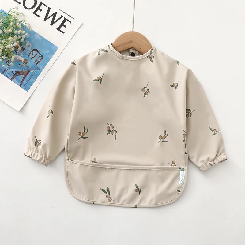 Bavoir bébé imperméable manches longues - Stuff