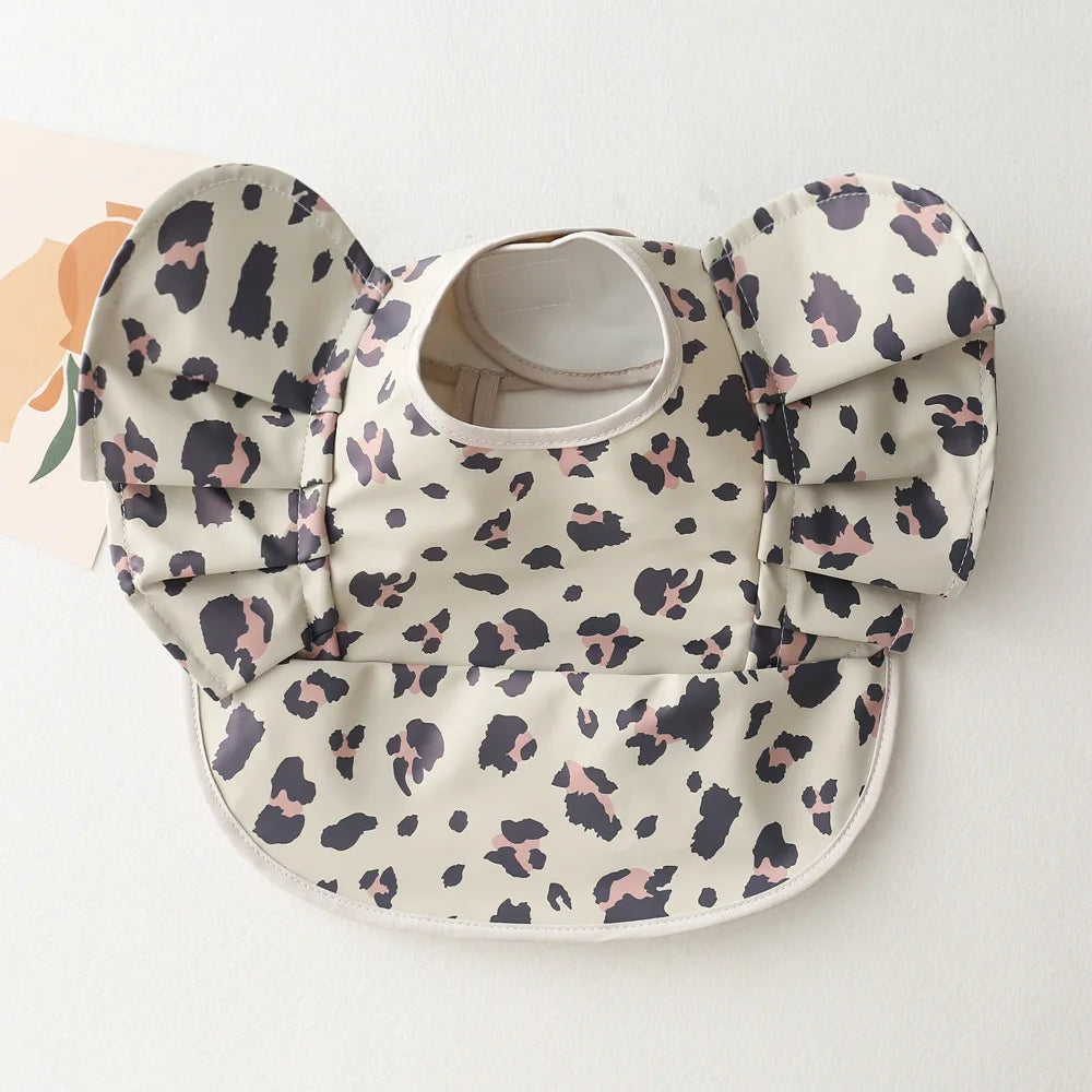 Bavoir bébé imperméable manches courtes à poche - Kassie