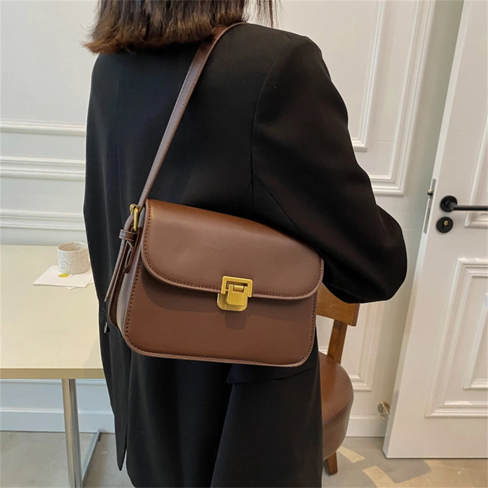 Sac bandoulière en cuir femme - Rete