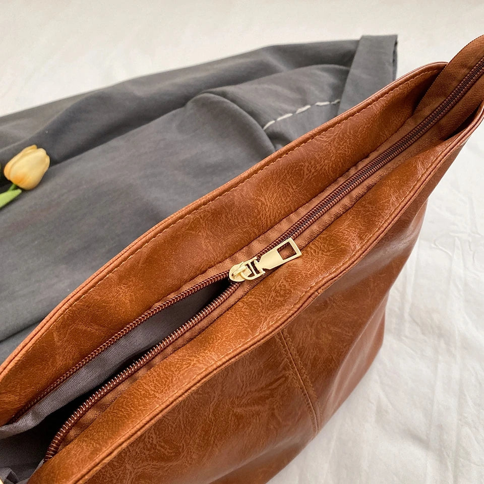 Sac à bandoulière grande capacité femme - Louisa