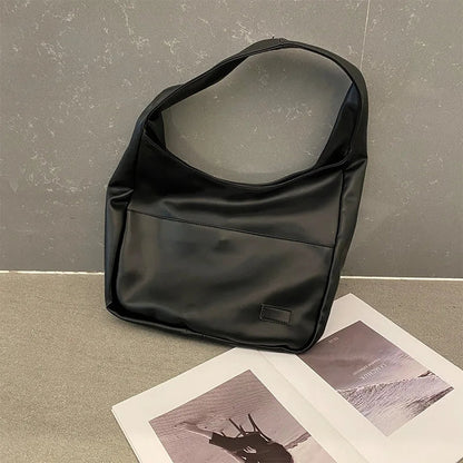 Grand sac à bandoulière noir femme - Noe