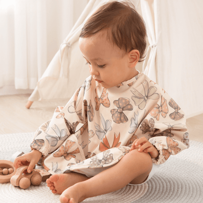 Bavoir bébé manches longues à poche - Bibs