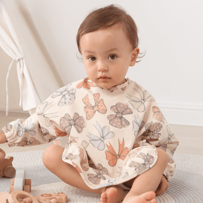 Bavoir bébé manches longues à poche - Bibs