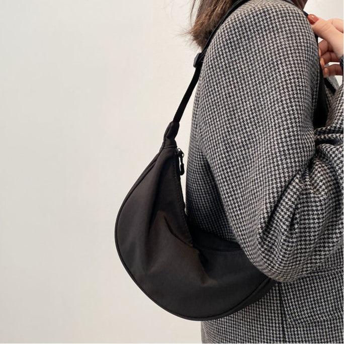 Sac banane àbandoulière noir femme - Deslo