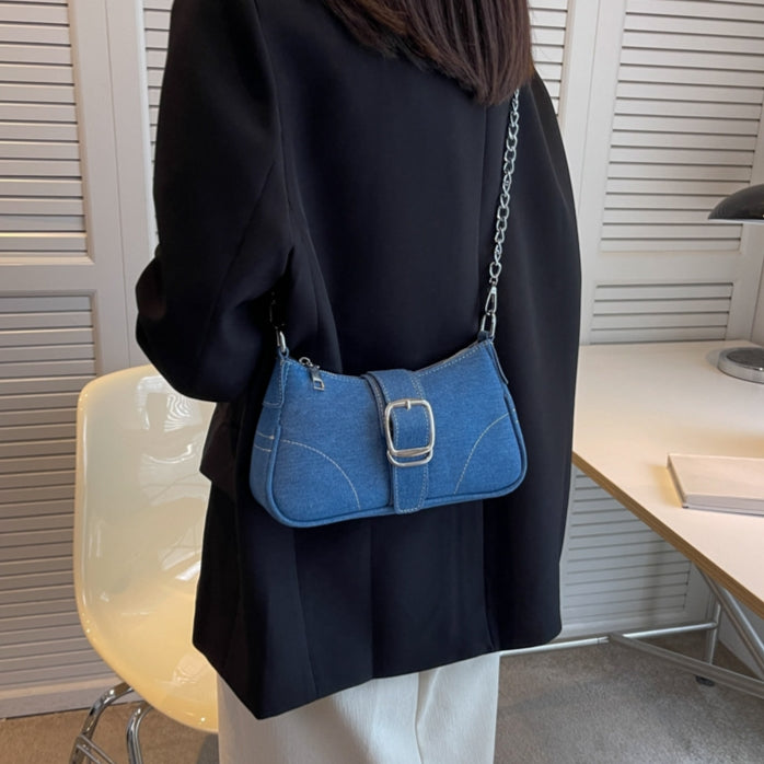 Petit sac bandouilère en jean femme - SHINE