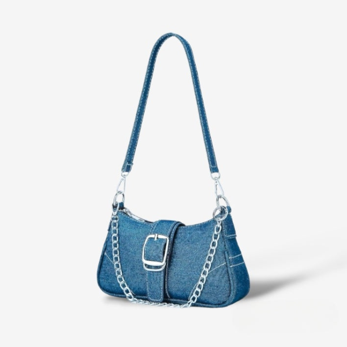 Petit sac bandouilère en jean femme - SHINE