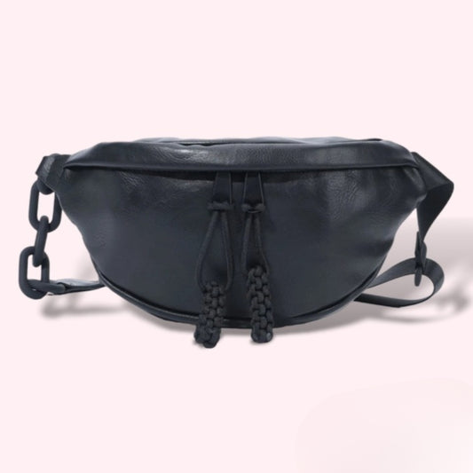 Sac bandoulière banne en cuir femme - Walle