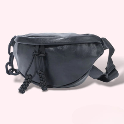 Sac bandoulière banne en cuir femme - Walle