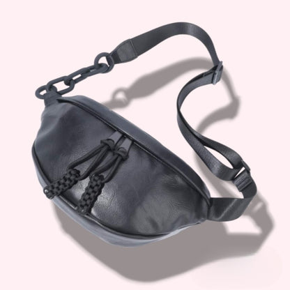 Sac bandoulière banne en cuir femme - Walle