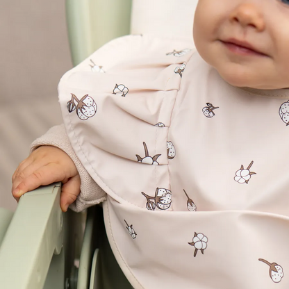 Bavoir bébé imperméable manches courtes à poche - Kassie