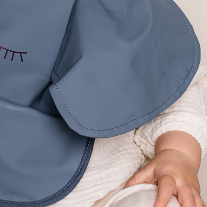 Bavoir bébé imperméable manches courtes à poche - Kassie