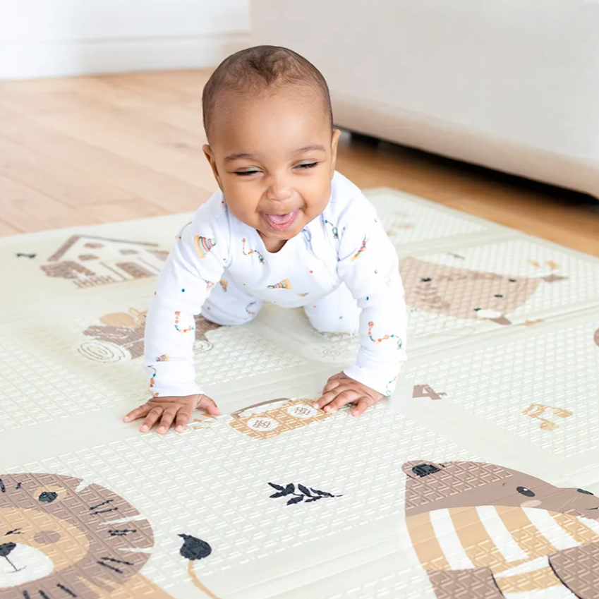 Tapis de jeu imperméable pour bébé - Melone