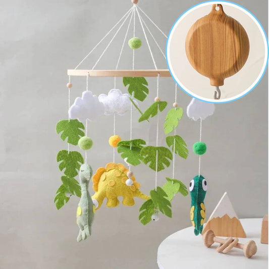 Mobile Bébé avec Boîte à Music - Dino