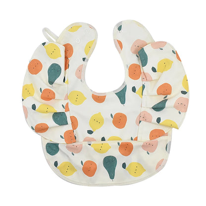 Bavoir bébé imperméable manches courtes à poche - Kassie