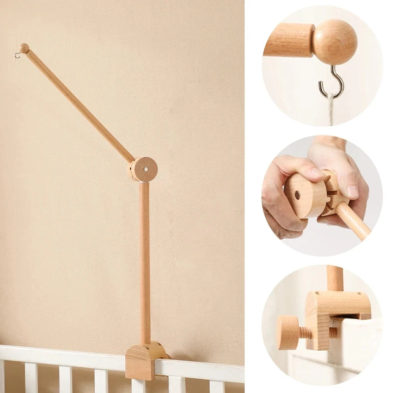 Support Mobile sécure en bois