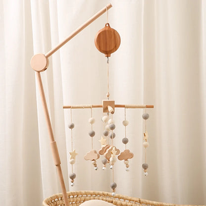 Support de mobile en bois