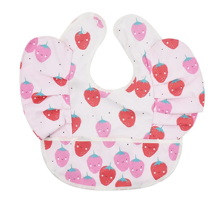Bavoir bébé imperméable manches courtes à poche - Kassie