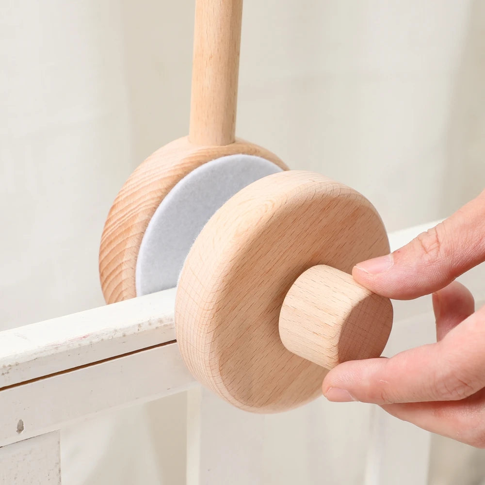 Support de mobile en bois