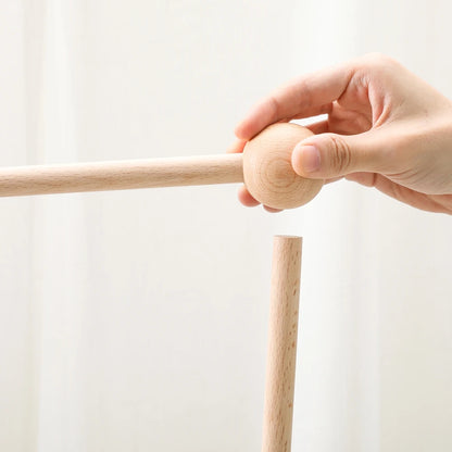 Support de mobile en bois