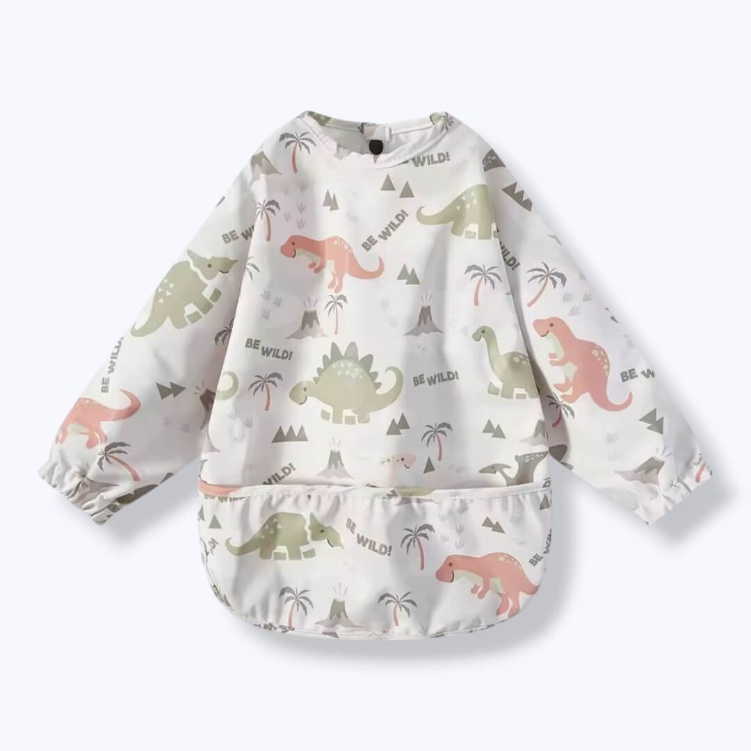 Bavoir bébé manches longues à poche - Bibs