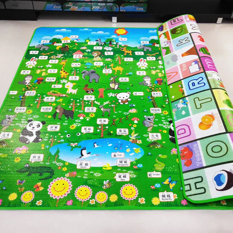 Tapis de jeu bébé à double face - Maya