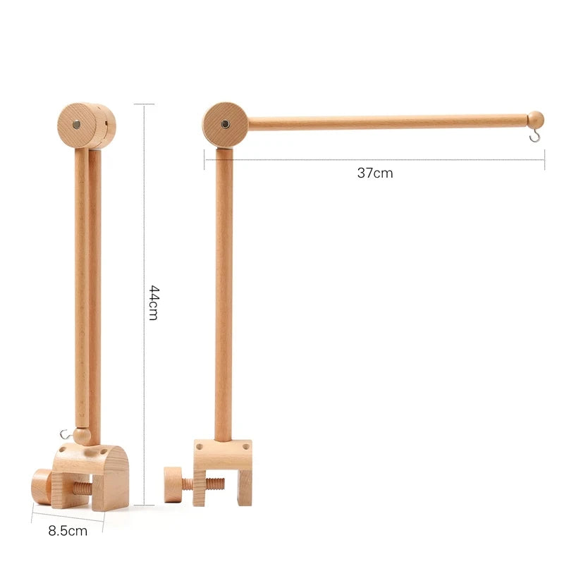 Support Mobile sécure en bois