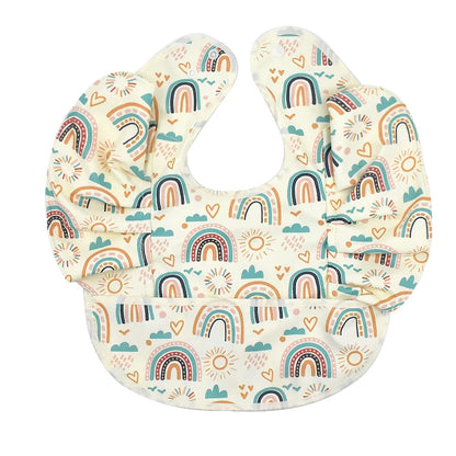 Bavoir bébé imperméable manches courtes à poche - Kassie