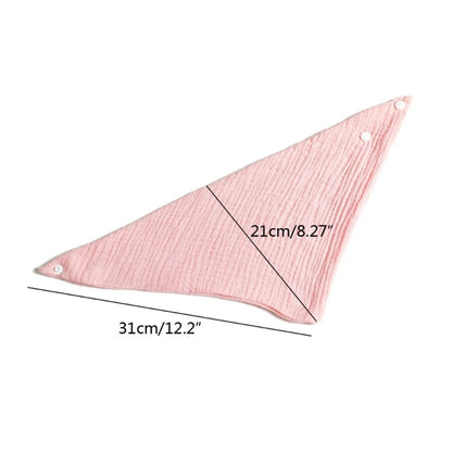 Lot de 3 bavoirs bandana en coton - Nolan