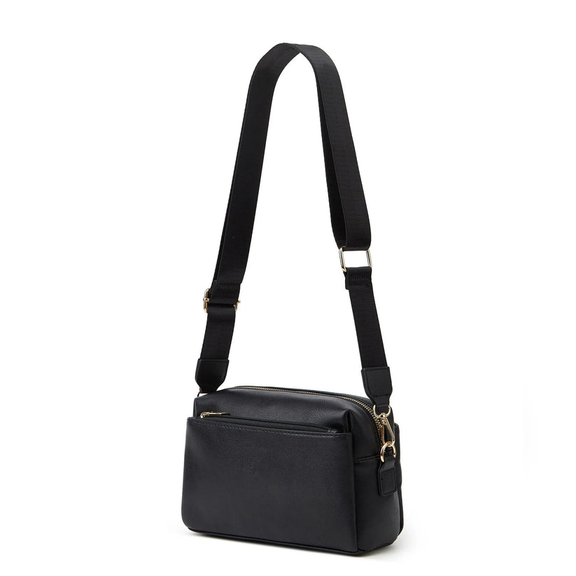 Sac à bandoulière noir femme - Lete