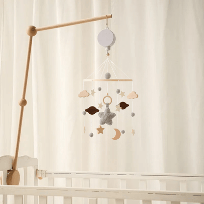 Support de mobile en bois