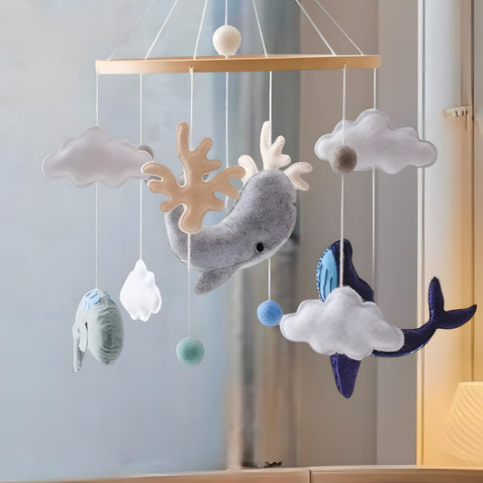 Mobile Lit Bébé à suspendre - Baleine